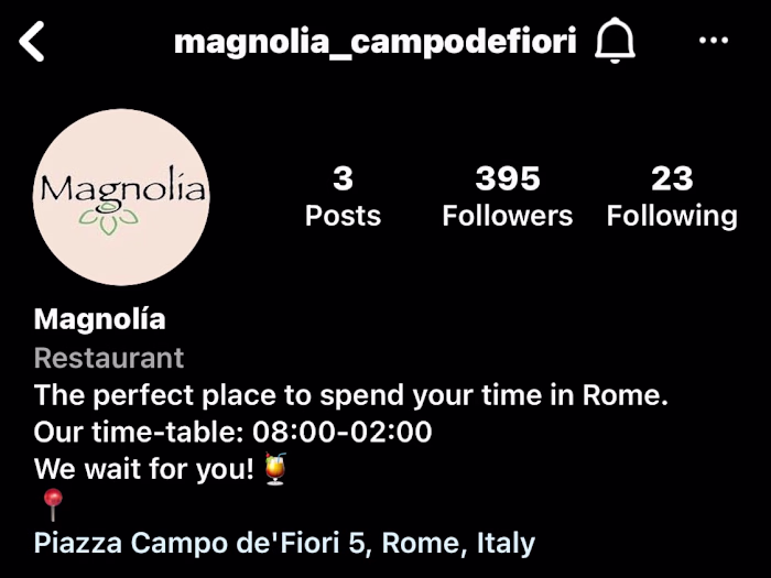 Magnolía (@magnolia_campodefiori) • Instagram photos and videos