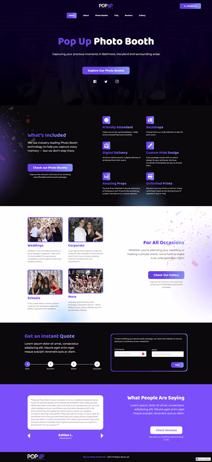 Webflow Migration with Custom Multi-Step