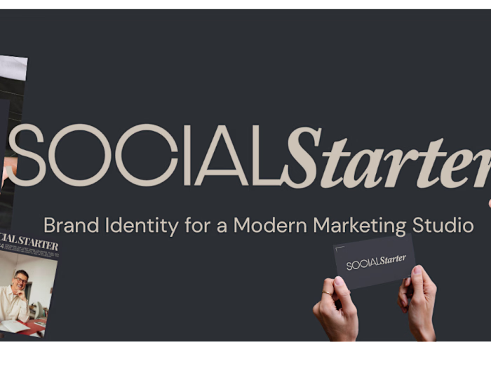 Bold Editorial Brand Identity for a Social Media Agency