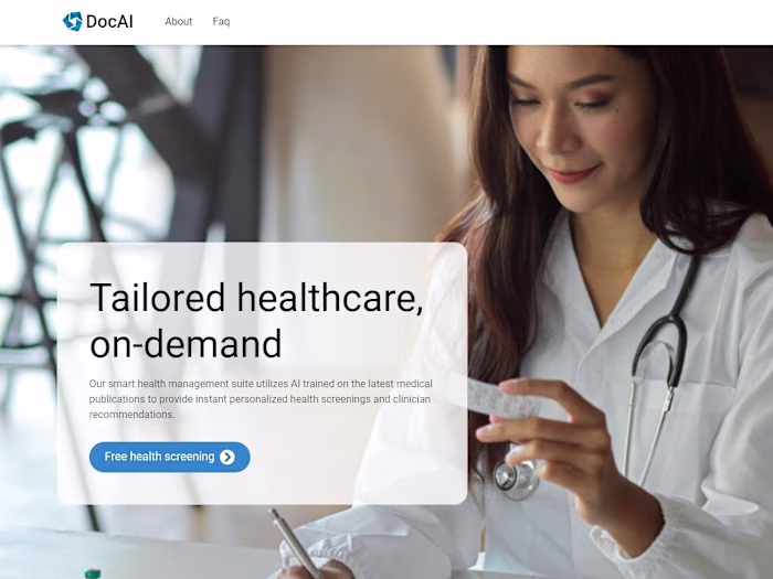 DocAI | Healthcare On-Demand
