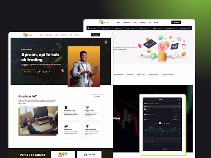 Forex Trading Web Development