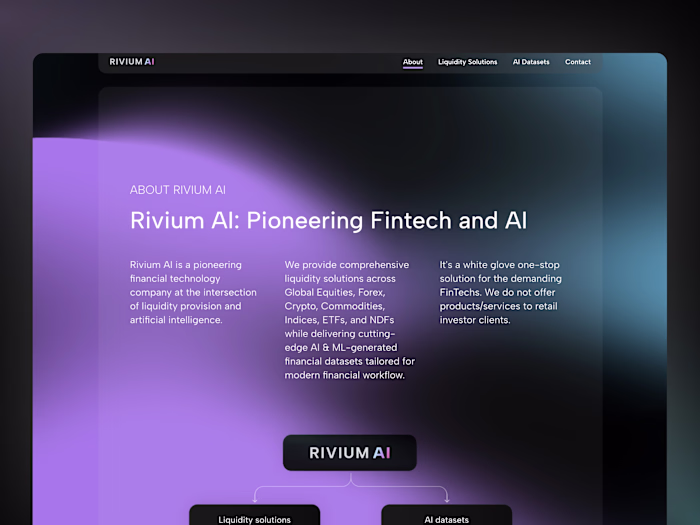 A refined, gradient-driven layout reflects innovation at the...