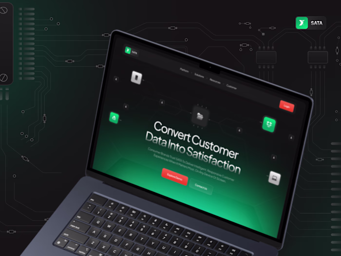 Sata Website Design