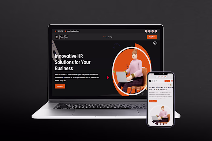 Custom Landing website for US based Recruitment Agency