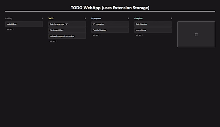 ToDo Extension with Chrome Extension
