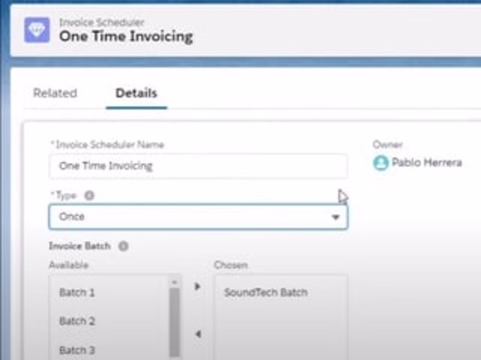 Billing Invoice Scheduler