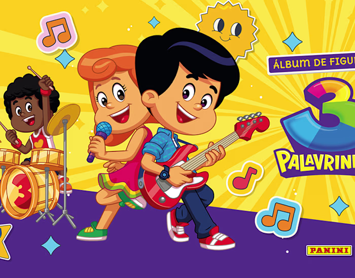 3 Palavrinhas | Álbum de Figurinhas