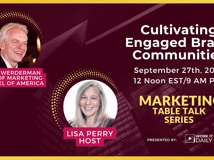 Cultivating Engaged Brand Communities Livestream Event