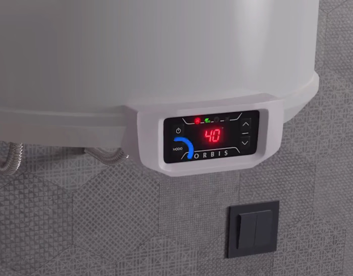 Animação 3D explicativa de um aquecedor elétrico Orbis