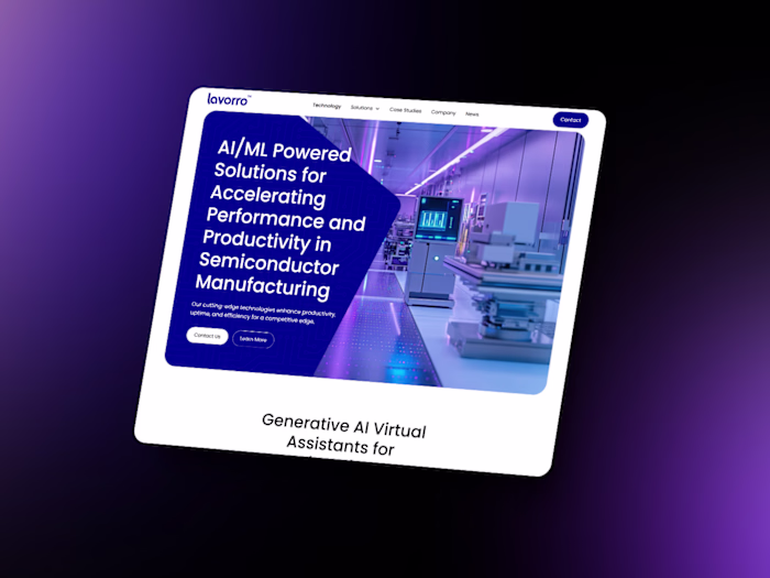 Lavorro, a leader in Silicon Smart Manufacturing solutions
