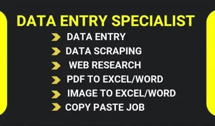 Accurate & Reliable Data Entry