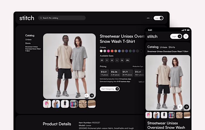 Web Redesign for eCommerce streetwear startup