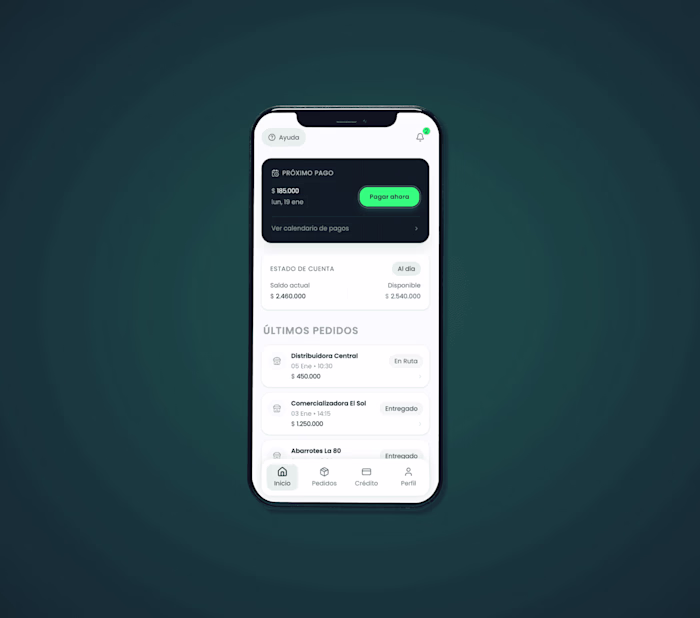 Zíro Credit Mobile App Design