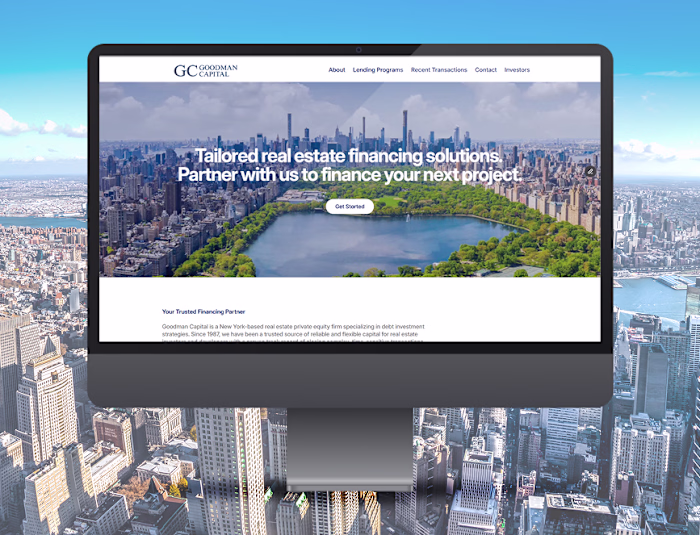 Goodman Capital Website Design & Development