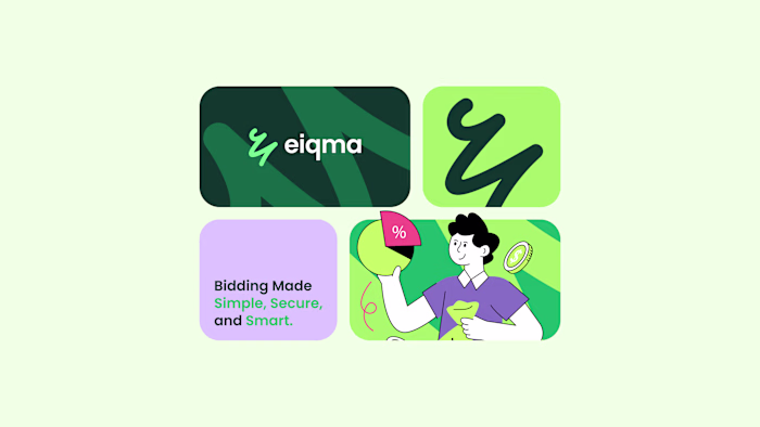 Brand Identity & Logo Design for a SaaS Brand — Eiqma®