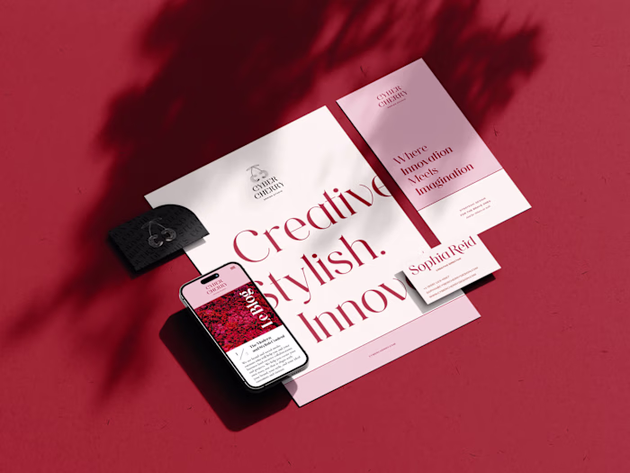 Cyber Cherry: Where Bold Creativity Meets Modern Design