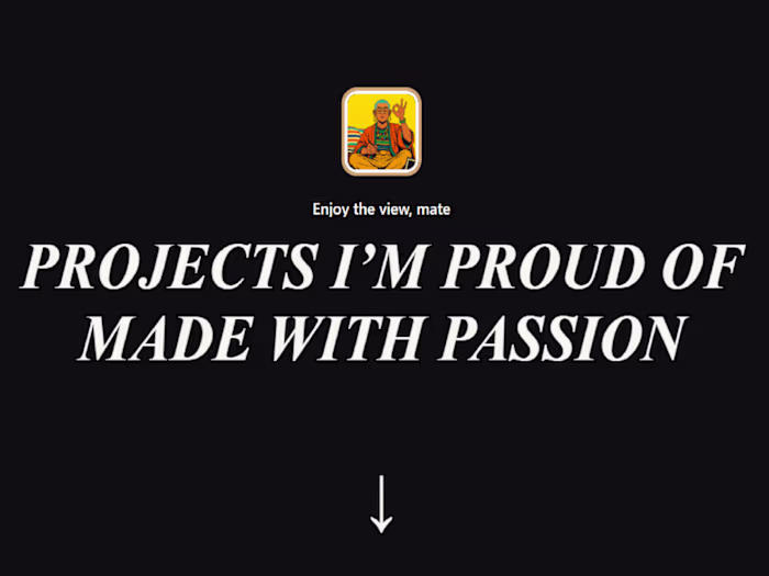 Luca Sable Interactive Portfolio Design