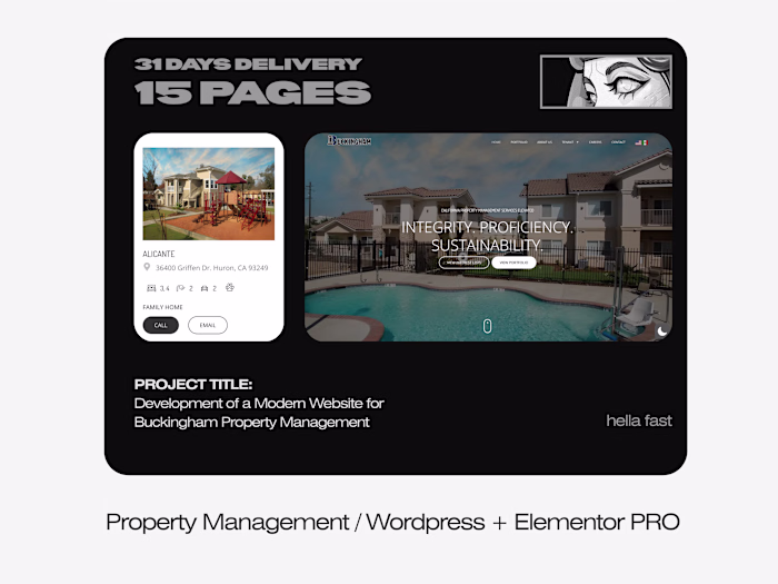 Property Management / Wordpress + Elementor PRO