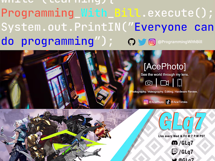 Social Media Banner Experiments