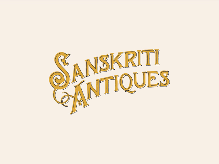Sanskriti Antiques - Lettering