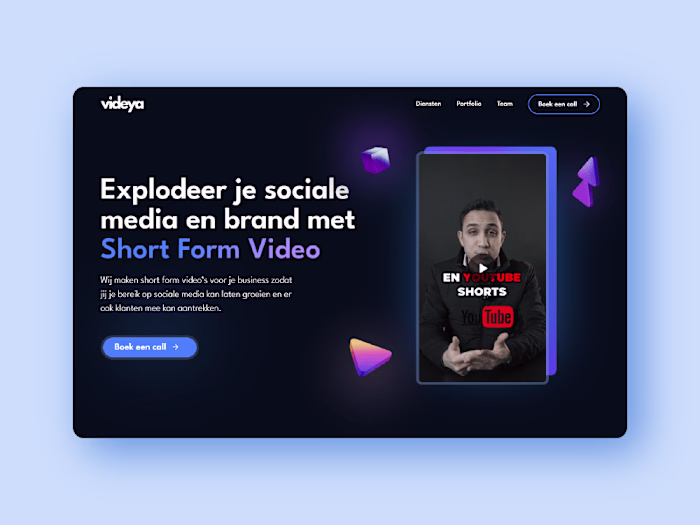 Videya Website - Design and Development 