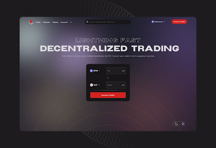 Voltswap (Decentralized Cryptocurrency Exchange)