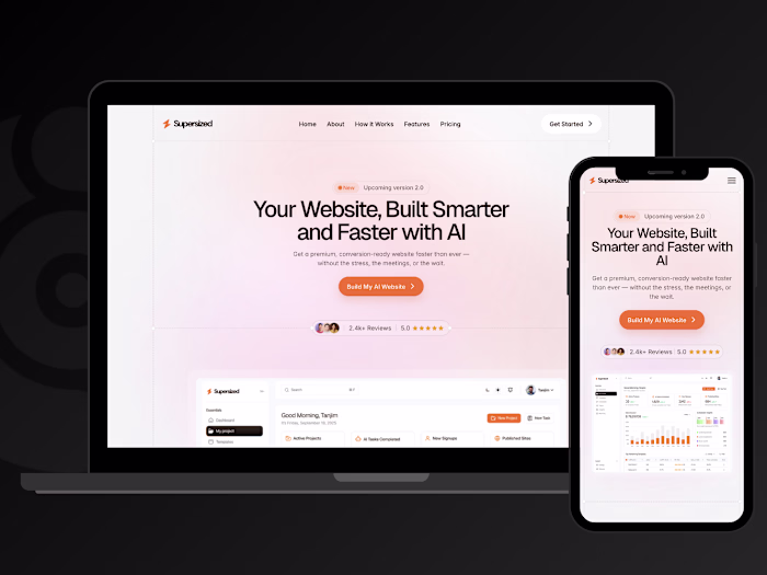 Supersized Website Design and Development