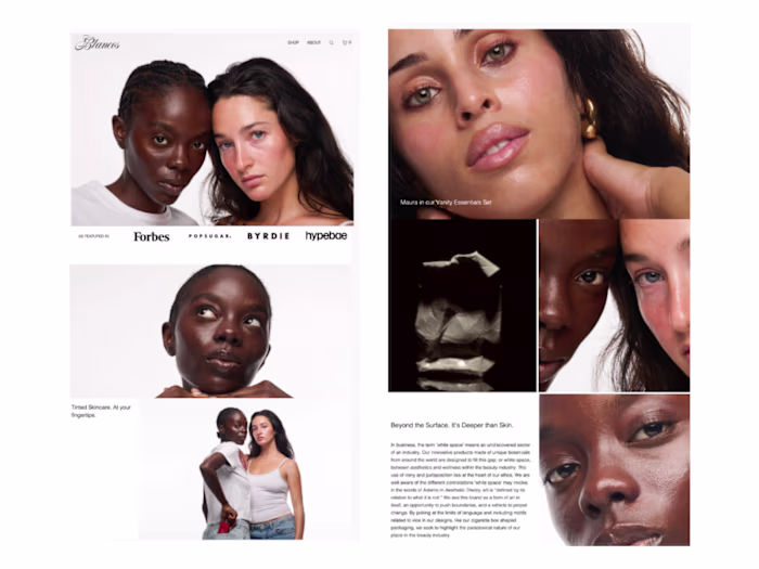 Blancos Website Design & Creative Direction