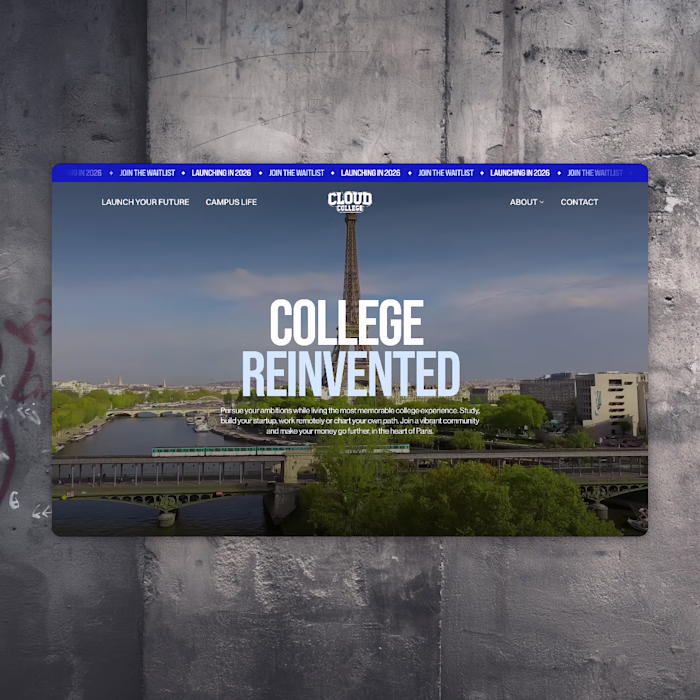 Cloud College Web Design & Development