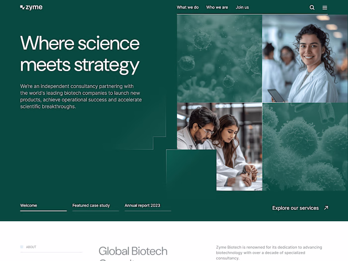 Brand identity, Website, and Presentation Deck Template