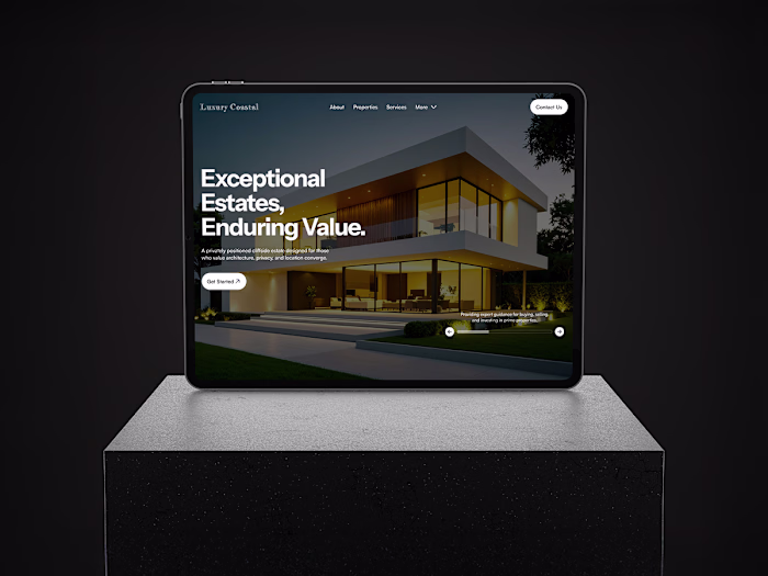Luxury real estate website case-study