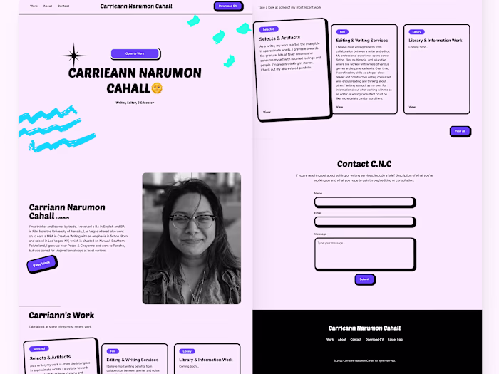 Creative Writer Portfolio