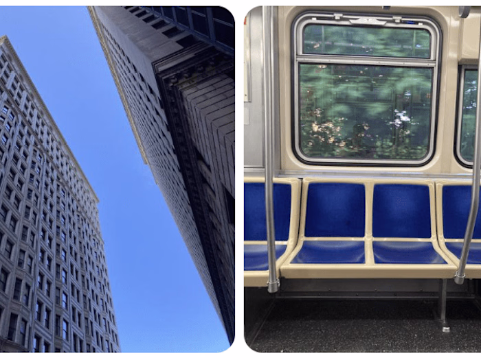 Stock photos on smartphone