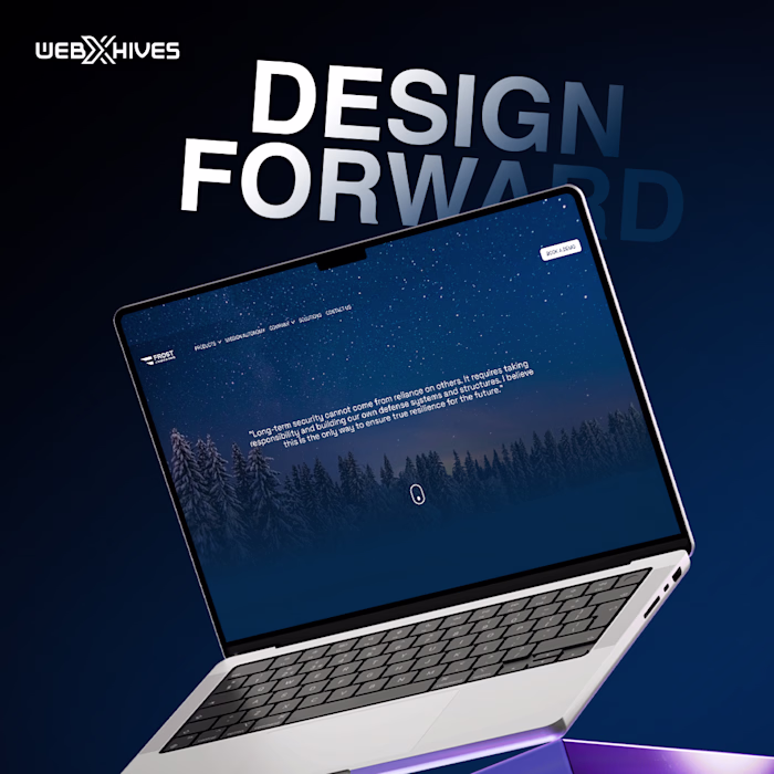 Worked on a modern, high-performance website design focused ...