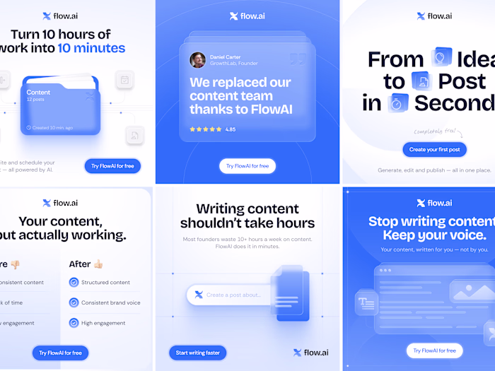 FlowAI | Ad Campaign Design