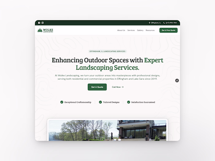Wolke Landscaping - HLew Marketing Portfolio