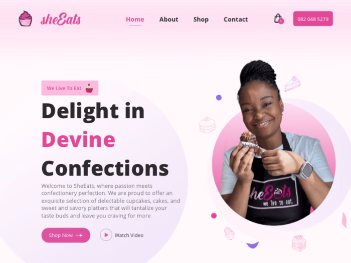 Website Development for SheEats