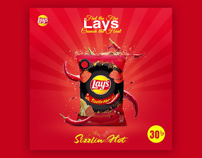 Lays Chips, Social media design