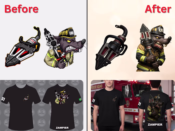 Brand Evolution: Creating a Realistic and Detailed 3D Mascot