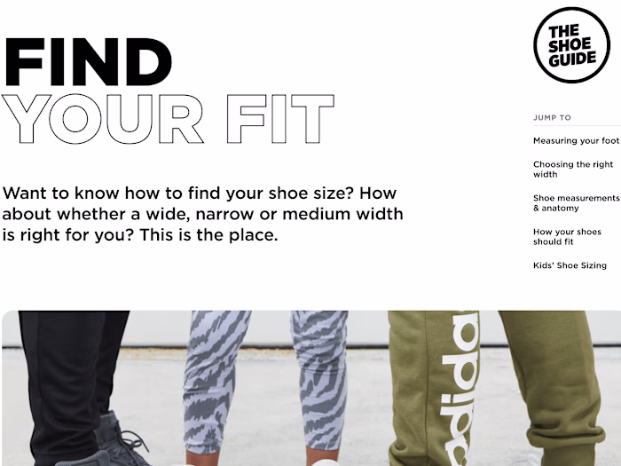 The Shoe Guide – Web Case Study