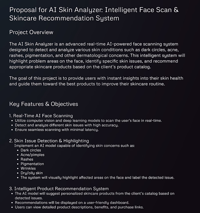 Working on AI Face calibration