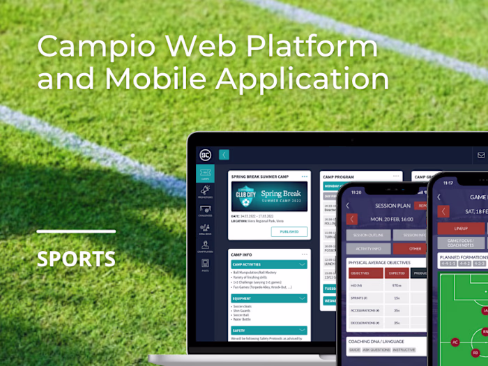Campio Web Platfrom and Mobile Apps Development