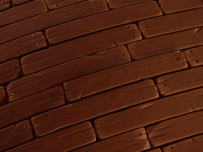 Stylized Wood Material