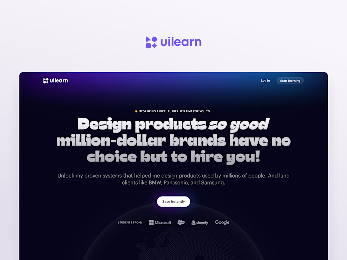 UI Learn – Website design