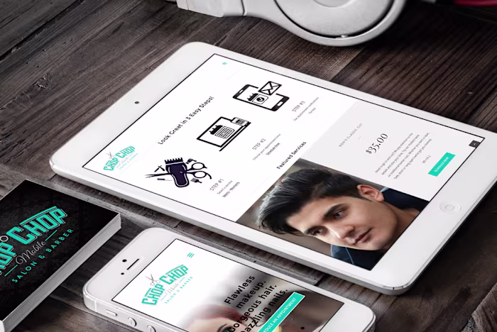 CHOP CHOP Mobile Salon Website Development