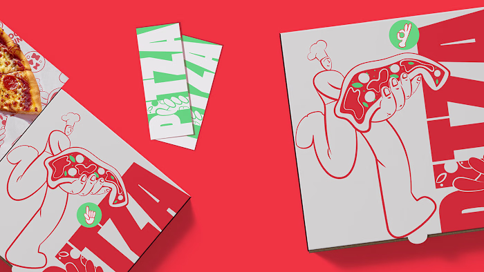 Pizzeria Brand identity | Restaurant | Пиццерия 