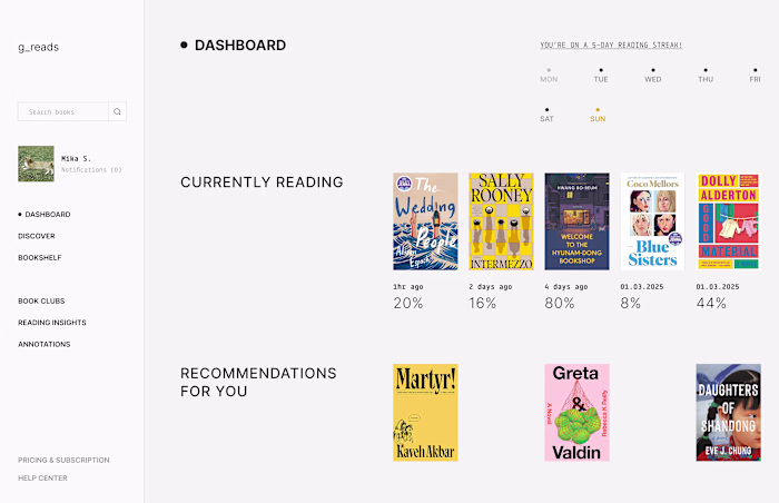 Goodreads Social-First Redesign