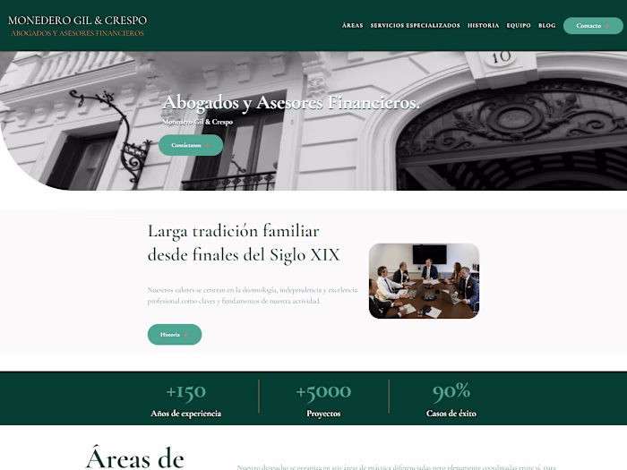 Monedero Gil & Crespo Lawyers Web