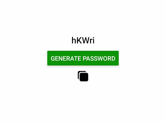 Password generator 