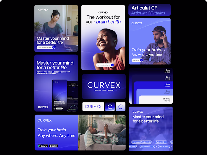 Brand identity for brain health startup